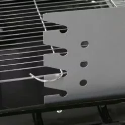 LOLA HOME Pack Barbecue Au Charbon Et 3 Accessoires Milena Avec Grille Et Roues En Acier Noir 10 LOLA HOME Pack Barbecue Au Charbon Et 3 Accessoires Milena Avec Grille Et Roues En Acier Noir -France Barbecue Soldes Boutique 44933937 4