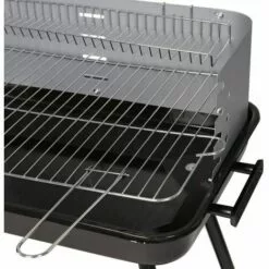 LOLA HOME Pack Barbecue Au Charbon Et 3 Accessoires Milena Avec Grille Et Roues En Acier Noir 11 LOLA HOME Pack Barbecue Au Charbon Et 3 Accessoires Milena Avec Grille Et Roues En Acier Noir -France Barbecue Soldes Boutique 44933937 5