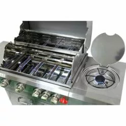 Barbecue Gaz INOX 4 Brûleurs +1 Réchaud 17.5KW,inclus Grill Et Plancha & Thermomètre,Puissance Totale 17.5KW,- PHÉNIX GREADEN - Inox 10 Barbecue Gaz INOX 4 Brûleurs +1 Réchaud 17.5KW,inclus Grill Et Plancha & Thermomètre,Puissance Totale 17.5KW,- PHÉNIX GREADEN - Inox -France Barbecue Soldes Boutique 4512721 4