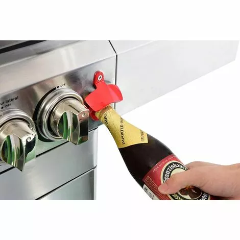 Barbecue Gaz INOX 4 Brûleurs +1 Réchaud 17.5KW,inclus Grill Et Plancha & Thermomètre,Puissance Totale 17.5KW,- PHÉNIX GREADEN - Inox 7 Barbecue Gaz INOX 4 Brûleurs +1 Réchaud 17.5KW,inclus Grill Et Plancha & Thermomètre,Puissance Totale 17.5KW,- PHÉNIX GREADEN - Inox – Image 5