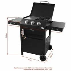 Barbecue De Jardin IMOR® , 3 Brûleurs Pour Butane Et Propane, Mod. Belice -France Barbecue Soldes Boutique 45562867 4