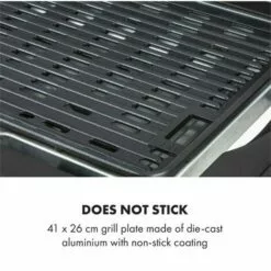 Klarstein Dr. Beef Pro Barbecue Grill électrique 2000W Surface Anti-adhérente -France Barbecue Soldes Boutique 46797846 3