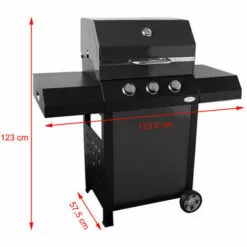 Barbecue De Jardin IMOR® 3 Brûleurs Pour Gaz Butane Et Propane, CAZORLA -France Barbecue Soldes Boutique 47246208 3