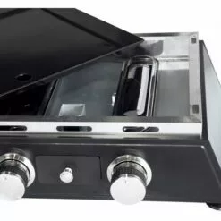 LOLA HOME Plancha à Gaz Portable Sanne Avec 2 Brûleurs En Acier Noir 36x48x22 Cm 11 LOLA HOME Plancha à Gaz Portable Sanne Avec 2 Brûleurs En Acier Noir 36x48x22 Cm -France Barbecue Soldes Boutique 47740930 5
