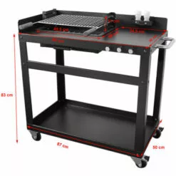 Barbecue De Jardin IMOR® Avec Trolley Pour Charbon De Bois Et/ou Bois, LINARES -France Barbecue Soldes Boutique 47809473 3