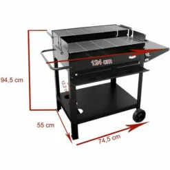 Barbecue Extérieur IMOR® , Pour Charbon De Bois Avec Double Grille Madrid V20 -France Barbecue Soldes Boutique 47809474 2