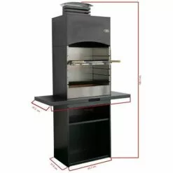 Barbecue De Jardin IMOR® , Pour Charbon De Bois Et/ou Bois, TOLOSA -France Barbecue Soldes Boutique 47809475 3