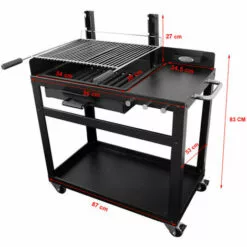 Barbecue De Jardin IMOR® Avec Trolley Pour Charbon De Bois Et/ou Bois, AVILÉS -France Barbecue Soldes Boutique 47809476 5