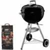 Pack Weber Barbecue à Charbon Classic Kettle 47 Cm Noir - Un Sac De Charbon De Bois 5kg -France Barbecue Soldes Boutique 48783088 1