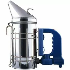 GOJOY Fumeur électrique De Ruche D'abeille Pour L'apiculteur Pulvérisateur De Fumée En Acier Inoxydable Avec Bouclier Thermique Fumeur De Ruche Fumée Machine
