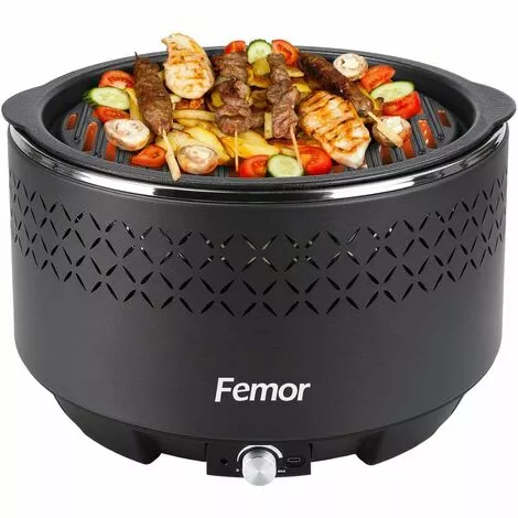 FIXKIT Grill Barbecue Portable, Barbecue Au Charbon De Bois Sans Fumée, 34 X 34 X 22 Cm 6 FIXKIT Grill Barbecue Portable, Barbecue Au Charbon De Bois Sans Fumée, 34 X 34 X 22 Cm – Image 4