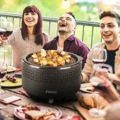 FIXKIT Grill Barbecue Portable, Barbecue Au Charbon De Bois Sans Fumée, 34 X 34 X 22 Cm 11 FIXKIT Grill Barbecue Portable, Barbecue Au Charbon De Bois Sans Fumée, 34 X 34 X 22 Cm -France Barbecue Soldes Boutique 50102045 5