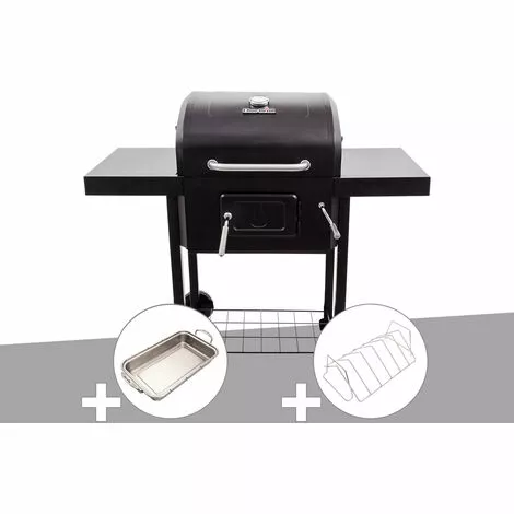 Barbecue à Charbon Char-Broil Performance Charcoal 2600 + Plat à Rôtir + Support En Inox Pour Rubs Et Rôti Grill +® Char-Broil - Noir -France Barbecue Soldes Boutique 50879378 1