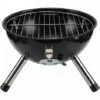 HALOYO Barbecue Boule Portatif Grille 12 Pouces Noire
