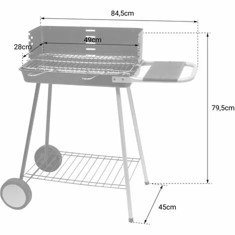 SOMAGIC - Barbecue Au Charbon De Bois MILANO - Noir 6 SOMAGIC - Barbecue Au Charbon De Bois MILANO - Noir – Image 4