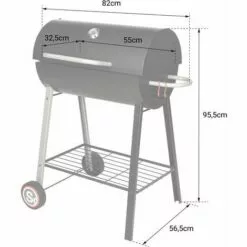 SOMAGIC - Barbecue Au Charbon De Bois DAKOTA - Noir -France Barbecue Soldes Boutique 52444382 4