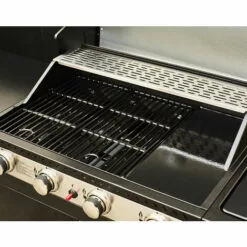 Barbecue Gaz 2 En 1 Fidgi - Grill Et Plancha - 4 Brûleurs - Thermomètre Capot - Puissance 14,5 Kw - Noir/Inox - Cook'In Garden -France Barbecue Soldes Boutique 52762275 5