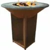 PURLINE Grand Barbecue En Acier Corten Avec Plaque Et Grille En Acier - No Name -France Barbecue Soldes Boutique 52781334 1