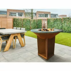 PURLINE Grand Barbecue En Acier Corten Avec Plaque Et Grille En Acier - No Name 10 PURLINE Grand Barbecue En Acier Corten Avec Plaque Et Grille En Acier - No Name -France Barbecue Soldes Boutique 52781334 4