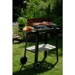 Barbecue Chariot 48x27 Cm Landmann 00322 - Avec Tablette, Coupe-vent Et Grille Réglable -France Barbecue Soldes Boutique 53043846 4
