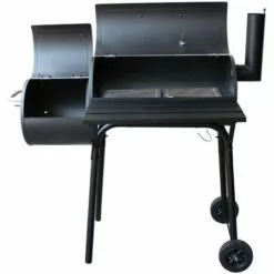 CAESAROO Barbecue à Charbon De Bois Donald En Acier Peint Noir | Noir -France Barbecue Soldes Boutique 53599122 2