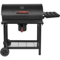 CAESAROO Barbecue à Charbon De Bois Gregory En Acier Peint Noir | Noir -France Barbecue Soldes Boutique 53599124 3