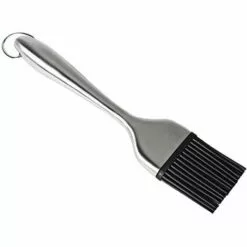 LIFCAUSAL Barbecue Grill Patisserie Brosse Sauce Badigeonner Brosse Barbecue Résistant à La Chaleur Cuisson Cuisson Silicone Longue Brosse Poignées En Acier Inoxydable