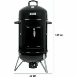 BBQ-Toro Barbecue Fumoir Oak Ø 47 Cm | Baril à Grillades, Fumoir à Bois, Tonneau Pour Smokeur 4en1 -France Barbecue Soldes Boutique 53711573 3