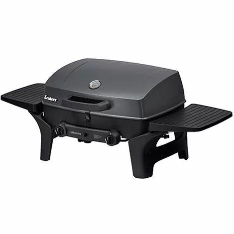ENDERS - Barbecue Urban Pro - 2 Brûleurs Inox - Surface De Cuisson 48 X 32 Cm - Tablettes Rabattables - Jusqu'à 6 Convives - 4,4 KW - Noir 3 ENDERS - Barbecue Urban Pro - 2 Brûleurs Inox - Surface De Cuisson 48 X 32 Cm - Tablettes Rabattables - Jusqu'à 6 Convives - 4,4 KW - Noir