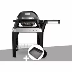 Barbecue électrique Weber Pulse 2000 Sur Chariot Avec Plancha