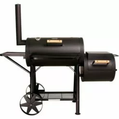 TAINO Yuma Fumoir Massif BBQ BARBECUE Grill Au Charbon De Bois 90KG 3,5mm Offset