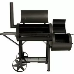 TAINO Yuma Fumoir Massif BBQ GRILLWAGEN Barbecue Au Charbon De Bois 90 Kg 3,5mm Set De Grilles