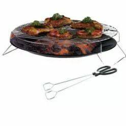 Barbecue - Ensemble De Grillades - Charbon De Bois - 36 X 36 X 20 Cm - Métal - Noir - MaxxGarden