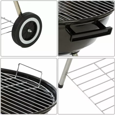 Barbecue Charbon - BBQ Grill - 45cm Diamètre - Incl. Accessoires - MaxxGarden 5 Barbecue Charbon - BBQ Grill - 45cm Diamètre - Incl. Accessoires - MaxxGarden – Image 3