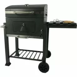 Barbecue - Charbon De Bois - 118 X 67 X 108 Cm - Métal - Noir - MaxxGarden