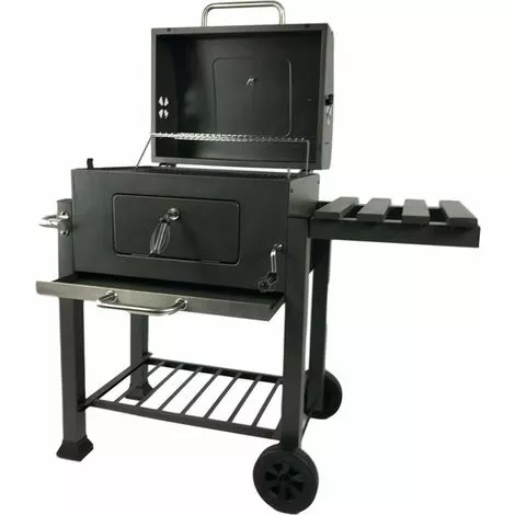 Barbecue - Charbon De Bois - 118 X 67 X 108 Cm - Métal - Noir - MaxxGarden 4 Barbecue - Charbon De Bois - 118 X 67 X 108 Cm - Métal - Noir - MaxxGarden – Image 2