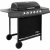 Hommoo Barbecue Gril A Gaz Avec 6 Brûleurs Noir -France Barbecue Soldes Boutique 54151313 1