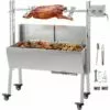 M-E Grill Rotatif Barbecue Charbon électrique Bbq Rôtissoire Acier Inox - 60 Kg, 25 W, Pour Un Usage Commercial & Domestique, Réglable En Hauteur