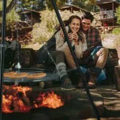 JARDIBRICODECO Barbecue Inclinable Trépied Et Grillage -France Barbecue Soldes Boutique 55316567 5