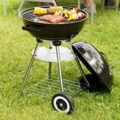 JARDIBRICODECO Barbecue Boule Ø 41,5 Cm Acier Galvanisé, Grill, Fumoir, Smoker Avec Régulateur De Ventilation Température - Charbon De Bois -France Barbecue Soldes Boutique 55331084 3