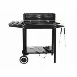 JARDIBRICODECO Barbecue Charbon Chariot LISA + Accessoires Offert