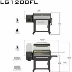 Barbecue LOUISIANA GRILLS 1200 Founders Legacy à Pellets - Polyvalence De Cuisson 8 En 1 - Connectivité Wifi Et Bluetooh Intégrées -France Barbecue Soldes Boutique 55943677 3