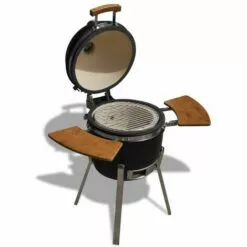 Topdeal Kamado Barbecue à Fumoir Céramique 81 Cm VDFF26662_FR -France Barbecue Soldes Boutique 56579139 4