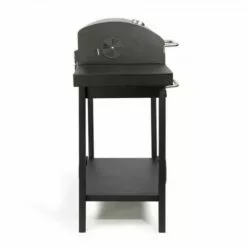 LIVOO Barbecue à Charbon Avec Desserte Rangement Intérieur Latéral 10 Personnes - Noir -France Barbecue Soldes Boutique 56622473 5