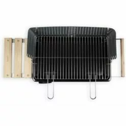 LIVOO Barbecue Charbon Sur Pied Finition Bois 48 X 28 Cm - Gris 10 LIVOO Barbecue Charbon Sur Pied Finition Bois 48 X 28 Cm - Gris -France Barbecue Soldes Boutique 56622481 4