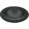 DECKON Plaque Grill Pour Réchauds à Gaz Portable Cuisson Grille Anti Adhesive Récupération Graisses