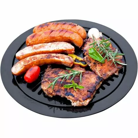 DECKON Plaque Grill Pour Réchauds à Gaz Portable Cuisson Grille Anti Adhesive Récupération Graisses 4 DECKON Plaque Grill Pour Réchauds à Gaz Portable Cuisson Grille Anti Adhesive Récupération Graisses – Image 2