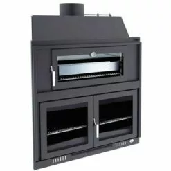 FM CALEFACCION Barbecue Charbon Bois Avec Four Et Portes FM BH-100 HP à Encastrer -France Barbecue Soldes Boutique 57108507 4