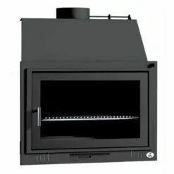 FM CALEFACCION Barbecue Charbon Bois Avec Porte FM BH-100 P à Encastrer -France Barbecue Soldes Boutique 57111094 3