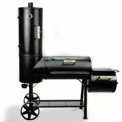 TAINO CHIEF 130 KG Fumoir BBQ Fumoir à Charbon De Bois Gril En Acier 3,5 Mm
